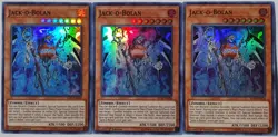 Yugioh 3x Jack-O-Bolan IGAS-EN026 Super Rare 1st Edition Near Mint Playset - Image 5