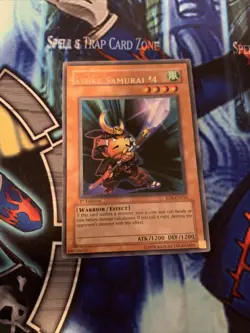 MISPRINT! Yu-Gi-Oh! TCG Sasuke Samurai #4 Rise of Destiny RDS-EN016 1st Edition. - Image 1