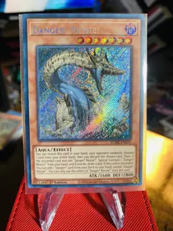 Yugioh! 3x Danger! Nessie! BLMR-EN059 Secret Rare 1st Ed NM - Image 1