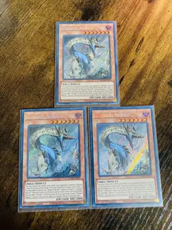 Yugioh! 3x Danger! Nessie! BLMR-EN059 Secret Rare 1st Ed NM - Image 3