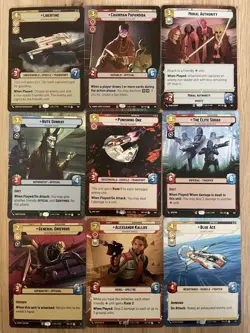 Star Wars Unlimited SOP Rare Cards X 34 - 3 X H/S Foil - 19 X H/S - 12 X Foil - Image 1