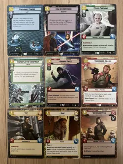Star Wars Unlimited SOP Rare Cards X 34 - 3 X H/S Foil - 19 X H/S - 12 X Foil - Image 2