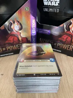 Star Wars Unlimited SOP Common Hyperspace Foil Cards X 106 From Boosters - Image 1