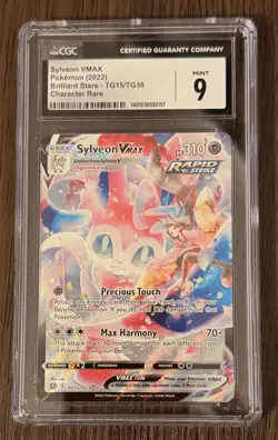 Sylveon VMAX TG15/TG30 CGC 9 Mint | Brilliant Stars Trainer Gallery Pokemon Card - Image 1