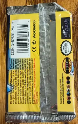 Pokemon Base Set OPENED Booster Wrapper Blastiose Art NO CARDS 1999 - Image 2