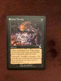 Cabal Therapy Judgment Regular NM+ Magic The Gathering MTG Unplayed Card X1 - Image 1