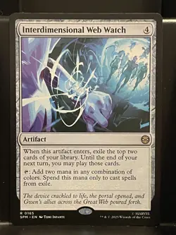 Interdimensional Web Watch #165 NM/M MTG Spiderman Magic Card - Image 1