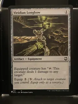 Viridian Longbow NM The List Mystery MTG Magic Card - Image 1