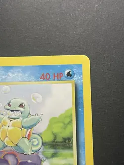 Squirtle Base Set LP 1999-2000 UK 4th Print 63/102 Common Pokemon Card - Image 4