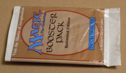 Magic The Gathering Unlimited MTG Booster Pack Empty Wrapper 1993 No Cards - Image 5