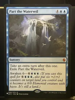 Part the Waterveil NM/M MTG Mystery Booster 2 The List Magic Card - Image 1