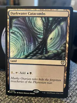 Darkwater Catacombs NM/M Unspecified Set MTG Magic Card EDH Dimir Land Rare - Image 1