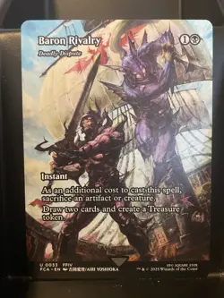 Baron Rivalry / Deadly Dispute #33 NM/M Final Fantasy MTG Magic Black Card - Image 1