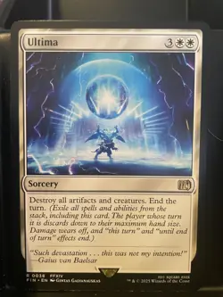 Ultima #38 NM/M Final Fantasy MTG Magic White Rare Card Boardwipe - Image 1