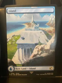 Island #299 FULL ART NM/M Final Fantasy MTG Magic Card Land - Image 1