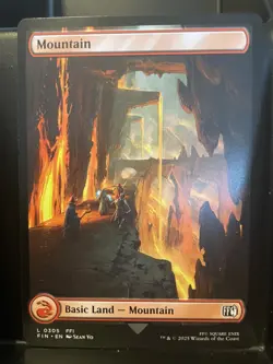 Mountain #305 FULL ART NM/M Final Fantasy MTG Magic Card Land - Image 1