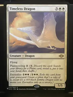 Timeless Dragon NM/M MTG Mystery Booster 2 The List Magic Card - Image 1