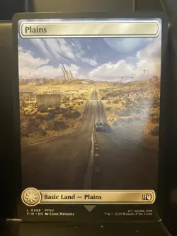 Plains #296 FULL ART NM/M Final Fantasy MTG Magic Card Land - Image 1