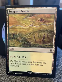 Sungrass Prairie NM/M Unspecified Set MTG Magic Card EDH Selesnya Rare Land - Image 1