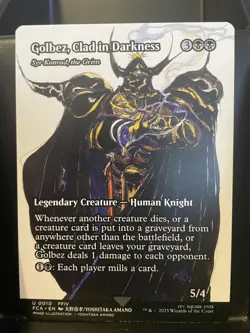 Golbez Clad in Darkness / Syr Konrad the Grim NM/M Final Fantasy MTG Magic Card - Image 1