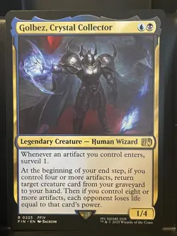 Golbez Crystal Collector #225 NM/M Final Fantasy MTG Magic Rare Card Dimir - Image 1