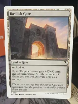 Basilisk Gate White Border #104 Mystery Booster 2 MTG Magic Card - Image 1