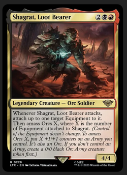 Shagrat, Loot Bearer NM/M Lord of the Rings MTG Magic Card - Image 1