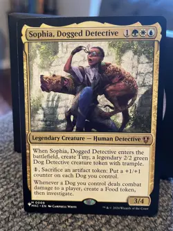 Sophia Dogged Detective NM/M The List Secret Lair Deck MTG Magic Card - Image 1