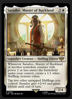 Saradoc, Master of Buckland NM/M Lord of the Rings MTG Magic Card - Image 1