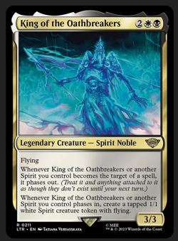 King of the Oathbreakers NM/M Lord of the Rings MTG Magic Card - Image 1