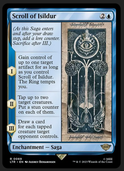 Scroll of Isildur NM/M Lord of the Rings MTG Magic Card - Image 1