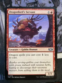 Dragonlord's Servant NM/M Tarkir Dragonstorm Commander MTG Magic Card - Image 1