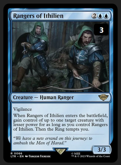 Rangers of Ithilien NM/M Lord of the Rings MTG Magic Card - Image 1