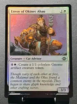 MTG 11 ENVOY OF OKINEC AHAU Foil Lost Caverns of Ixalan card⚔NM/MT - Image 1
