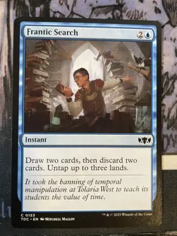 Frantic Search NM/M Tarkir Dragonstorm Commander MTG Magic Card - Image 1