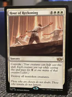 Hour of Reckoning NM/M Unspecified Set MTG Magic Card EDH White Rare - Image 1
