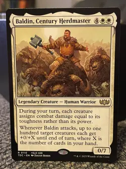 Baldin Century Herdmaster NM/M Tarkir Dragonstorm Commander MTG Magic Card SLD - Image 1