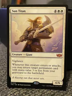 Sun Titan NM/M Unspecified Set MTG Magic Card EDH White Mythic Staple - Image 1