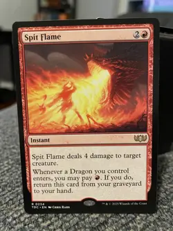 Spit Flame NM/M Tarkir Dragonstorm Commander MTG Magic Card - Image 1