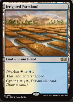 Irrigated Farmland NM/M Unspecified Set Commander MTG Magic Card EDH Dual Land - Image 1