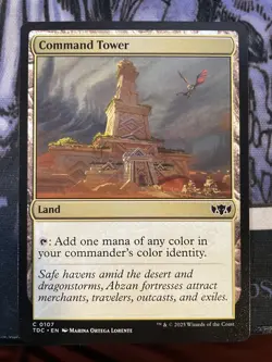 Command Tower NM/M Tarkir Dragonstorm Commander MTG Magic Card EDH Land Staple - Image 1