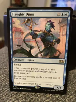 Haughty Djinn NM/M Tarkir Dragonstorm Commander MTG Magic Card - Image 1