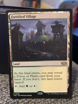 Fortified Village NM/M Tarkir Dragonstorm Commander MTG Magic Card EDH Rare Land - Image 1