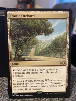 Exotic Orchard NM/M Unspecified Set Commander MTG Magic Card EDH Land Staple - Image 1
