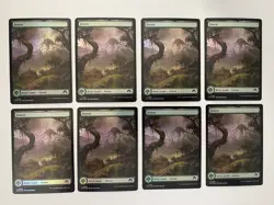 MTG MH3 Forest #0308 (Qty: 8) *FOIL* ELDRAZI ART Modern Horizons 3 MT/NM - Image 1