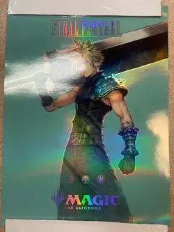 Magic the Gathering: Final Fantasy - Cloud Foil Promo Poster from PAX 2025! - Image 1