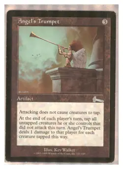 MTG - #121 Angel's Trumpet - Urza's Legacy - Image 1