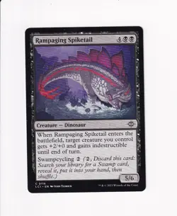 2023 MTG MAGIC THE LOST CAVERNS OF IXALAN RAMPAGING SPIKETAIL - Image 1