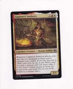 2023 MTG MAGIC THE LOST CAVERNS OF IXALAN CAPAROCTI SUNBORN - Image 1