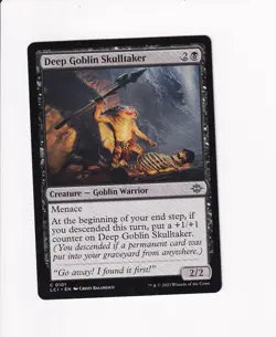 2023 MTG MAGIC THE LOST CAVERNS OF IXALAN DEEP GOBLIN SKULLTAKER (#1) - Image 1